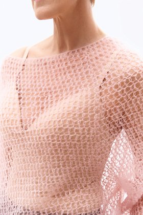 Фото модной одежды - эфир паутинка розовая сезон 2020 года