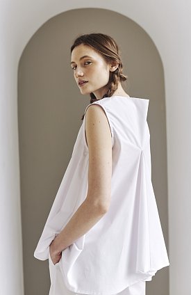 сандра блуза белая