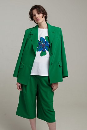 Фото модной одежды - моби жакет зеленый сезон 2020 года
