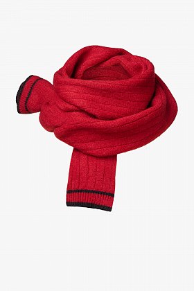 limited шарф из шерсти красный