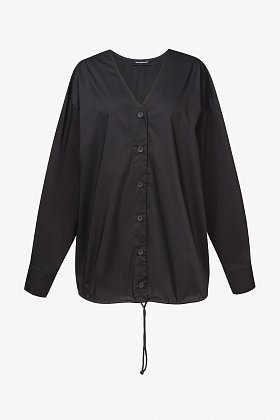 вэнди блуза двухсторонняя черная