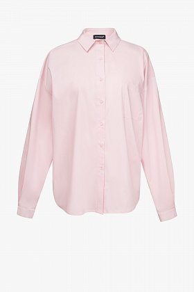 монте премиум рубашка оверсайз розовая