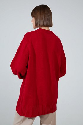 Фото модной одежды - агва джемпер мягкий красный сезон 2020 года